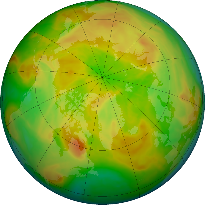 Arctic ozone map for 06 May 2016